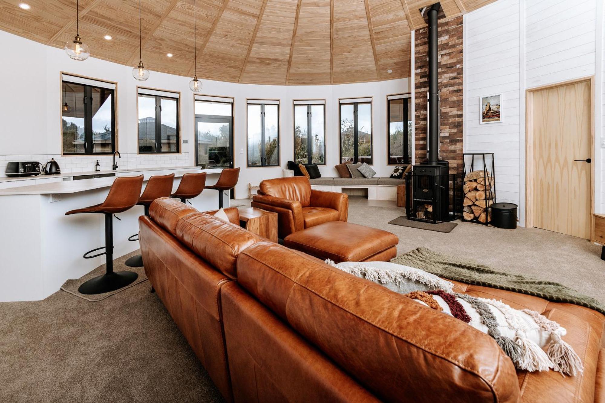 Kaho - Ohakune Holiday Home With Spa Exteriér fotografie